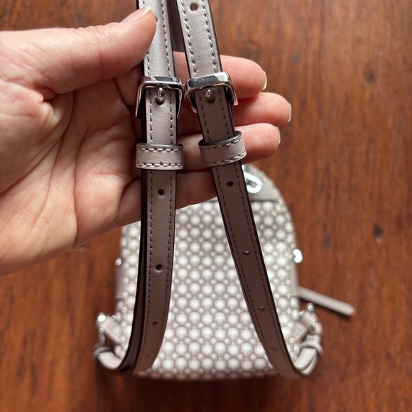 Kate Spade Spade Link Convertible Mini Backpack | Neutral - Picture 12 of 14